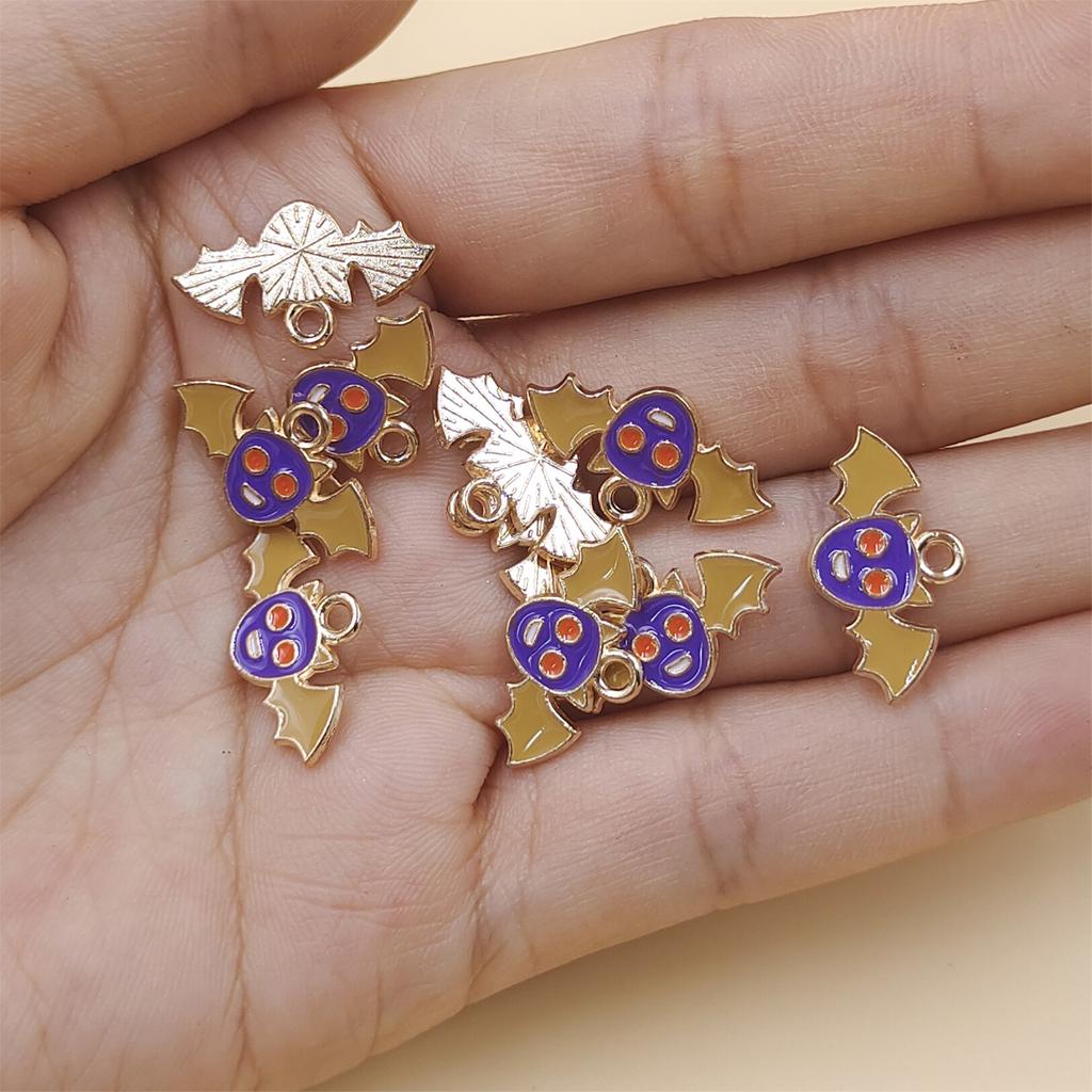 Handgefertigtes Material Anhänger Perlen 6/10 Stück Halloween DIY Zubehör Galvanisiert Mode Monster Mumie Geist