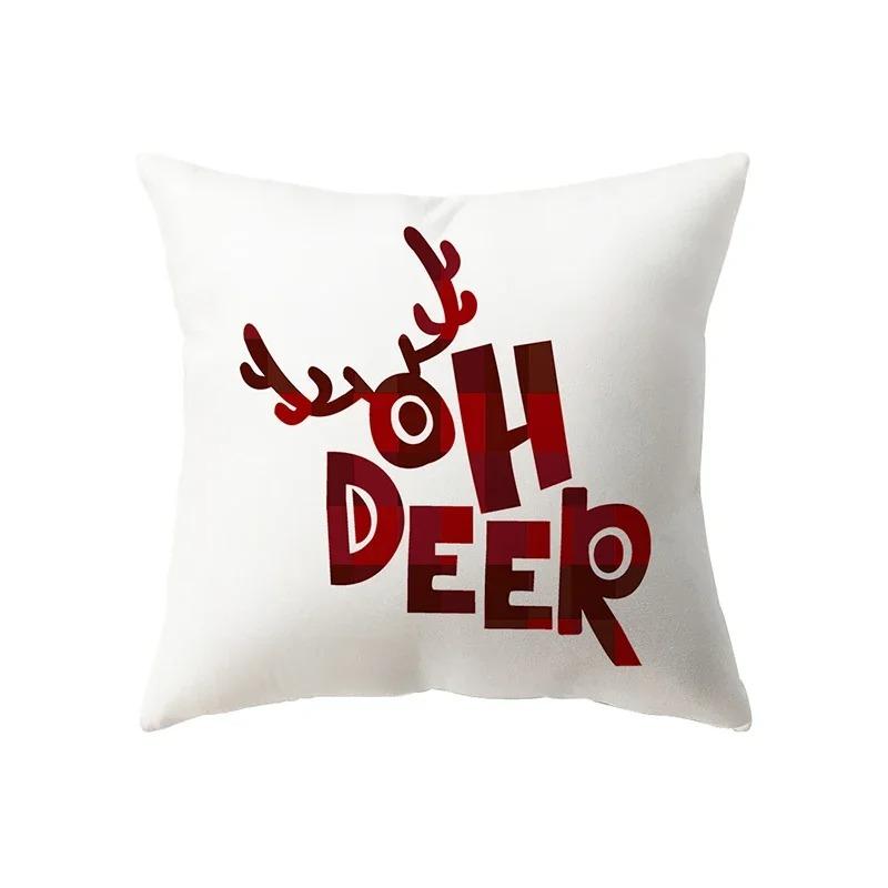 Christmas Themed Pillowcases Car Ornaments Office Santa Claus Living Room Sofa Home Pillowcases