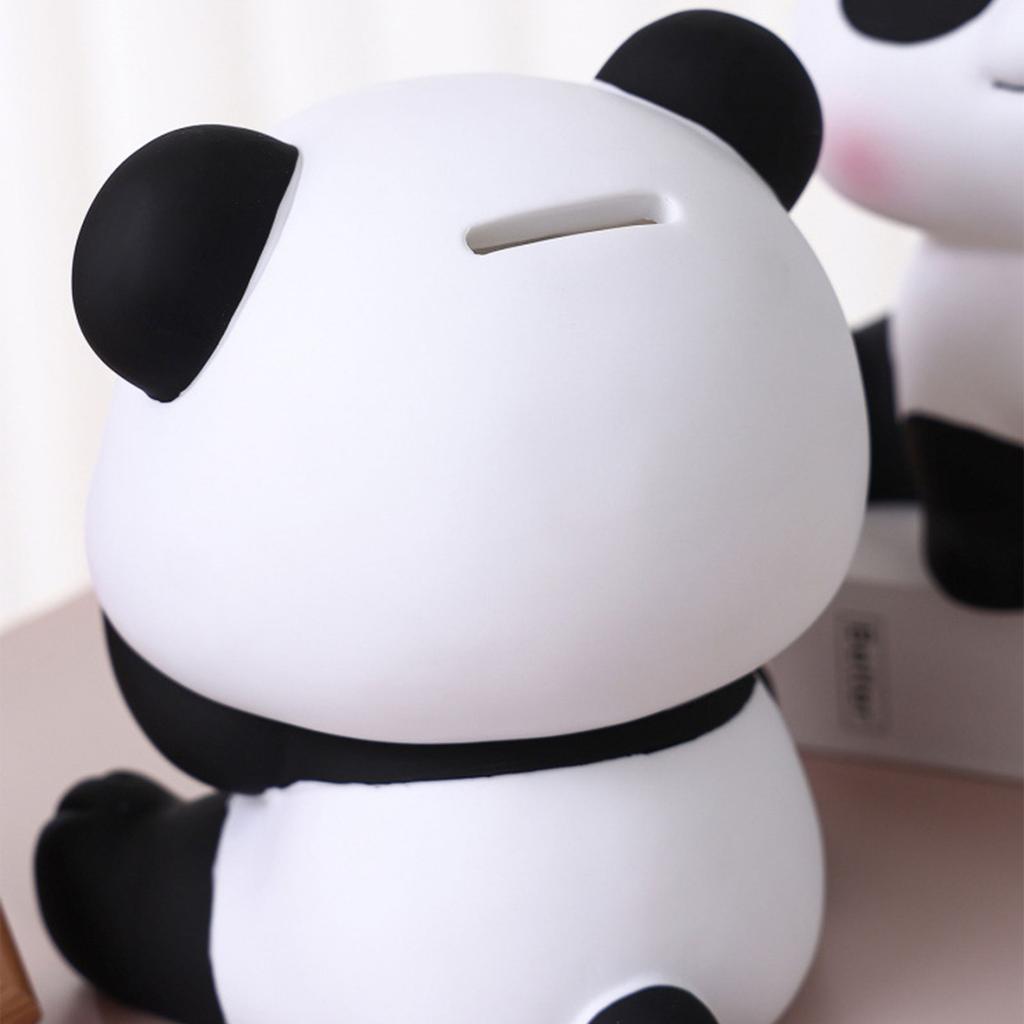Coin Holder with Anti Fall Feature Convenient Money Storage Case Automatic Money Collection Box Panda Money Saving Jar