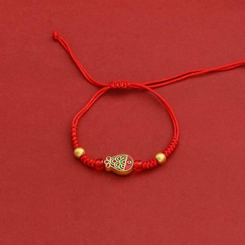 Zodiac Red String Bracelet with Luck Bells – Auspicious Design for Couples & Best Friends