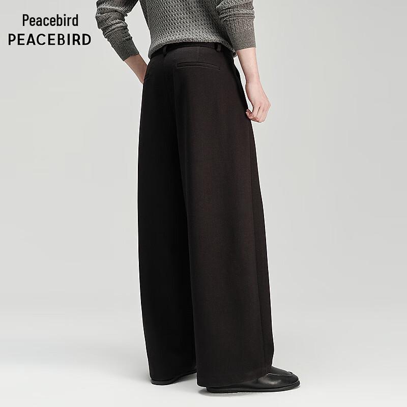 Peacebird Men's Winter Casual Wide-Leg Trousers