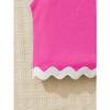Ins Mädchen Sommer Outfit Set Junges Mädchen Urlaubsstil Einfarbige Spitze Weste Shorts Set