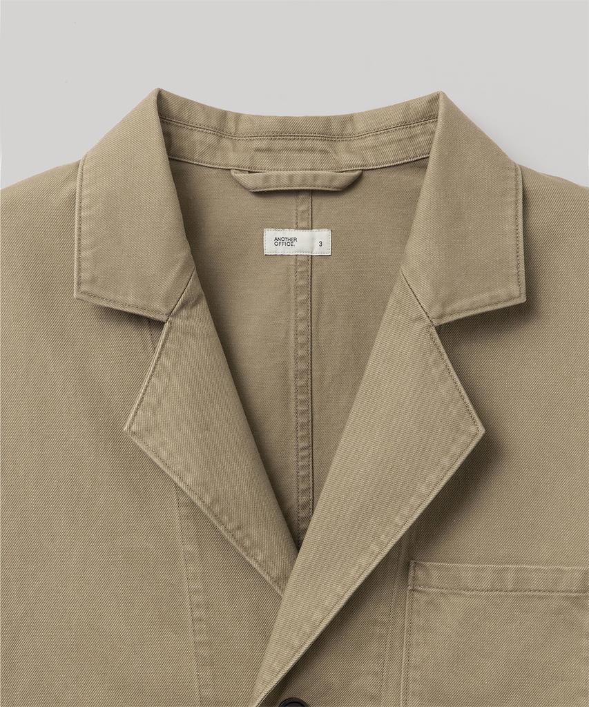 Another Office French Drill 3 Button Jacket (Urban Khaki)