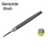 Wear-resistant Steel Steel Files Flat/Semicircle/Triangle/Circle/Square 6/8 Inch Hand File Grinding Sharpening Sharpener Metal
