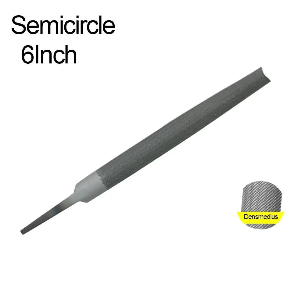 Wear-resistant Steel Steel Files Flat/Semicircle/Triangle/Circle/Square 6/8 Inch Hand File Grinding Sharpening Sharpener Metal