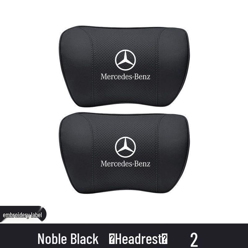 Compatible with Mercedes-Benz Models: S-Class, C-Class, A/E-Class, E300L, GLA, GLC, GLE, Maybach Headrests.