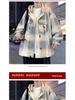 Men's Hooded Plaid Cotton Jacket - Spring/Autumn/Winter Workwear for Youth Students