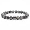 Tigeraugen Natursteinperlen Handarbeit Männer Magnetische Hämatit Accessoire Armbänder für Freund Vater Geschenk