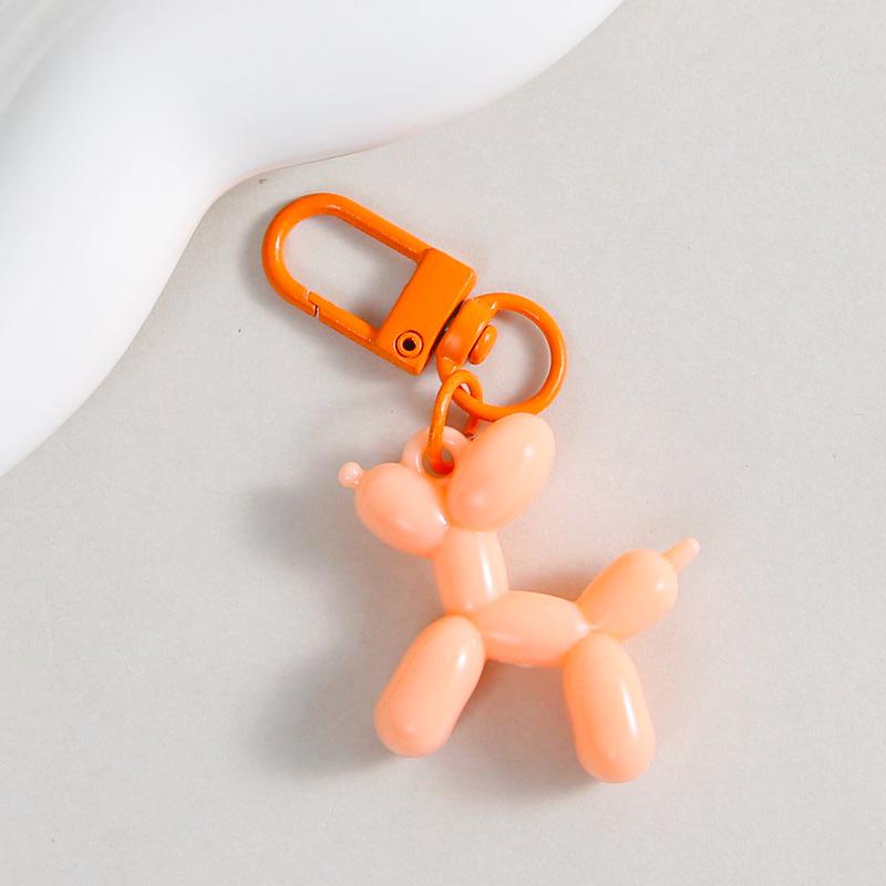 Colorful Macaron Balloon Dog Keychain Pendant - Creative Bag Decoration