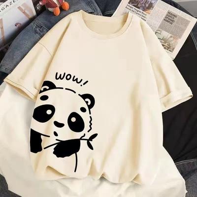 Cotton Bear Kurzarm-T-Shirt Damen Sommer 2025 Neues Harajuku Wind Design Nischenweißes Halbarm-T-Shirt