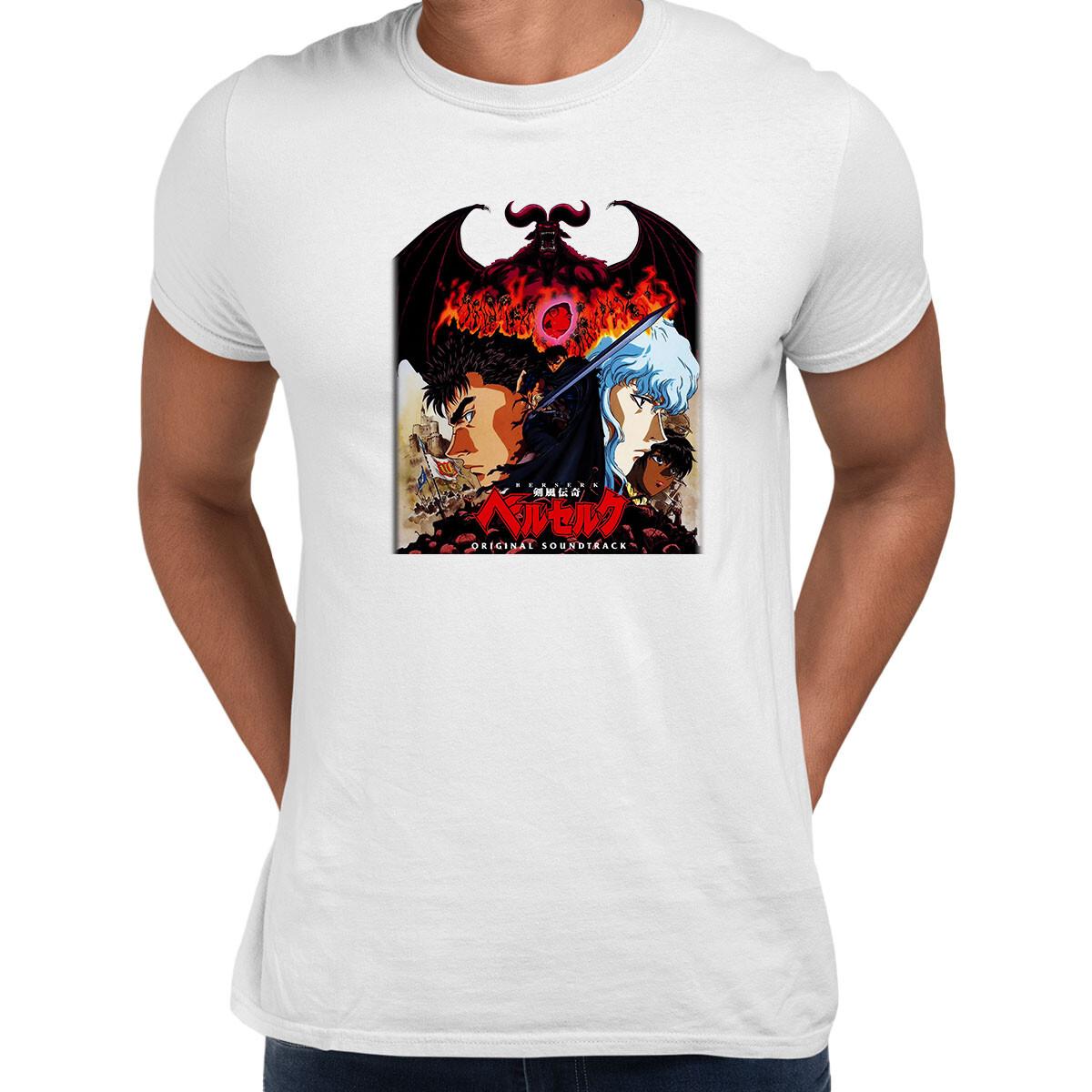 Berserk Original Soundtrack Anime T-Shirt Mens Womens Tees Top Manga Japan Movie Adult Tees 3XL