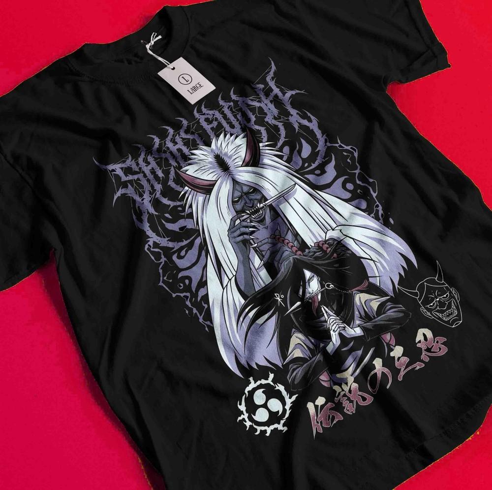 Orochimaru T-Shirt Naruto Tshirt Sasuke Shirt Madara Kakashi Tee Itachi Tsunade BB1544