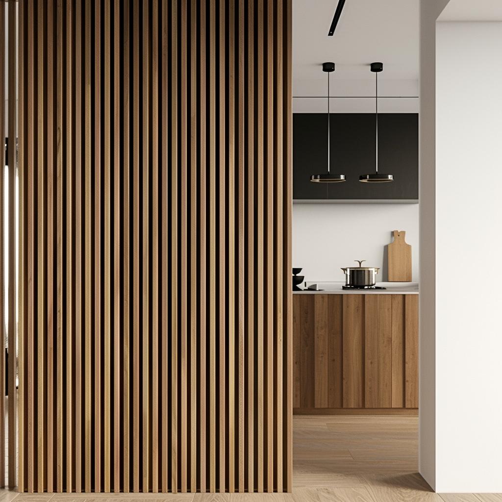 MDF Wall Slats 30x38 Mm Grandson Oak 12pcs 240 Cm