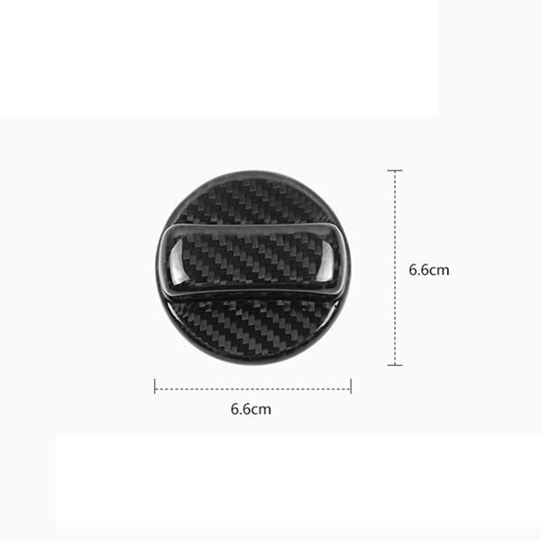 Toyota Carbon Fiber Interior Fuel Tank Cap Decor