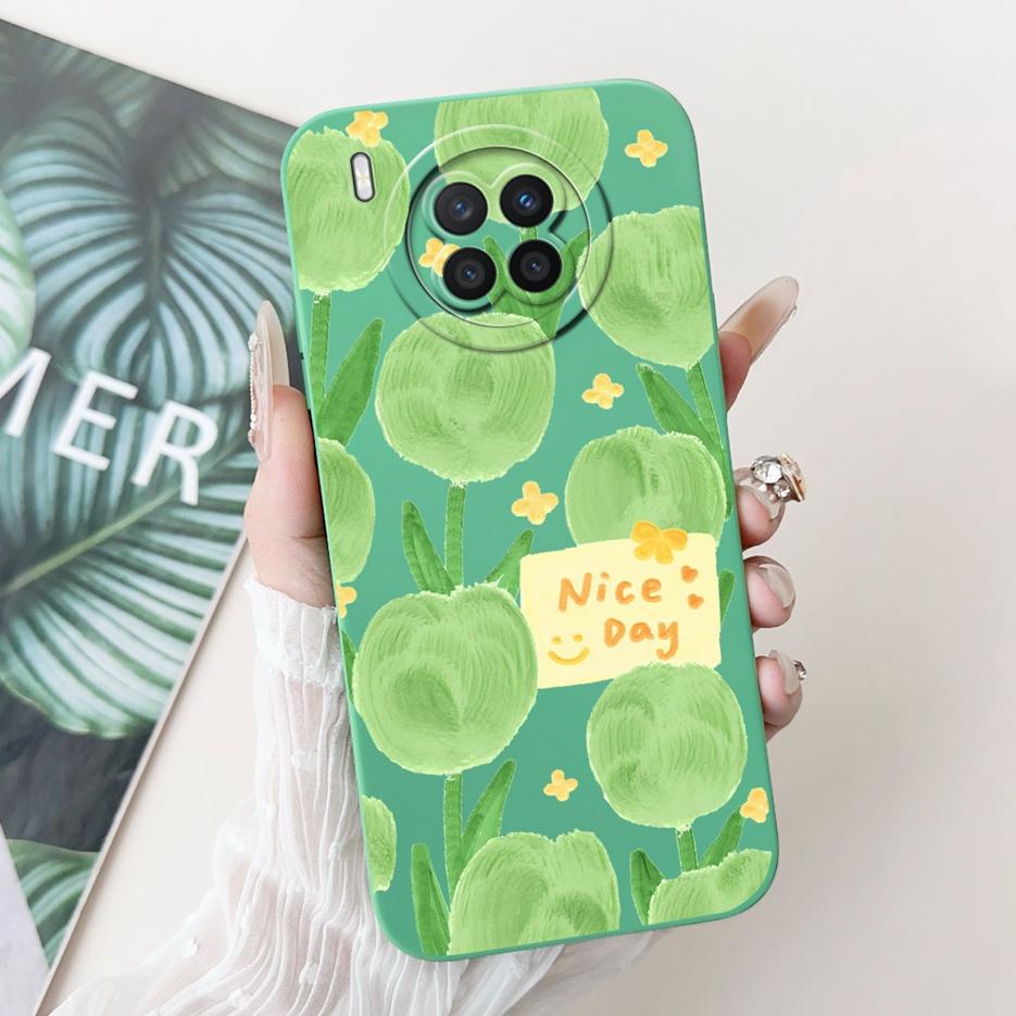 For Huawei Nova 8i Case Honor 50 Lite NTN-L22 Luxury Candy Painted Cover Soft TPU Phone Case For Honor 50 Lite Nova8i Back Cover