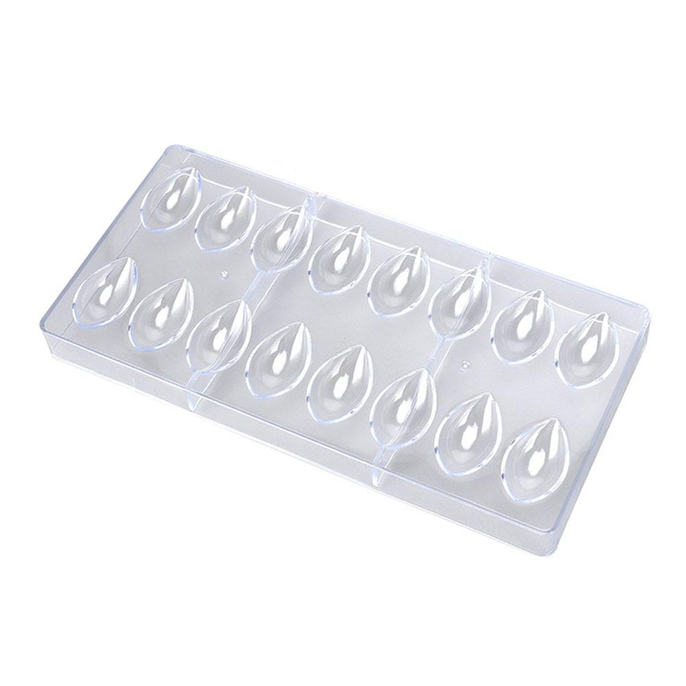 Easy Clean Polycarbonate Chocolate Mold Clear Durable Confectionery Mould Reusable Baking Baking Tool Kitchen Supplis