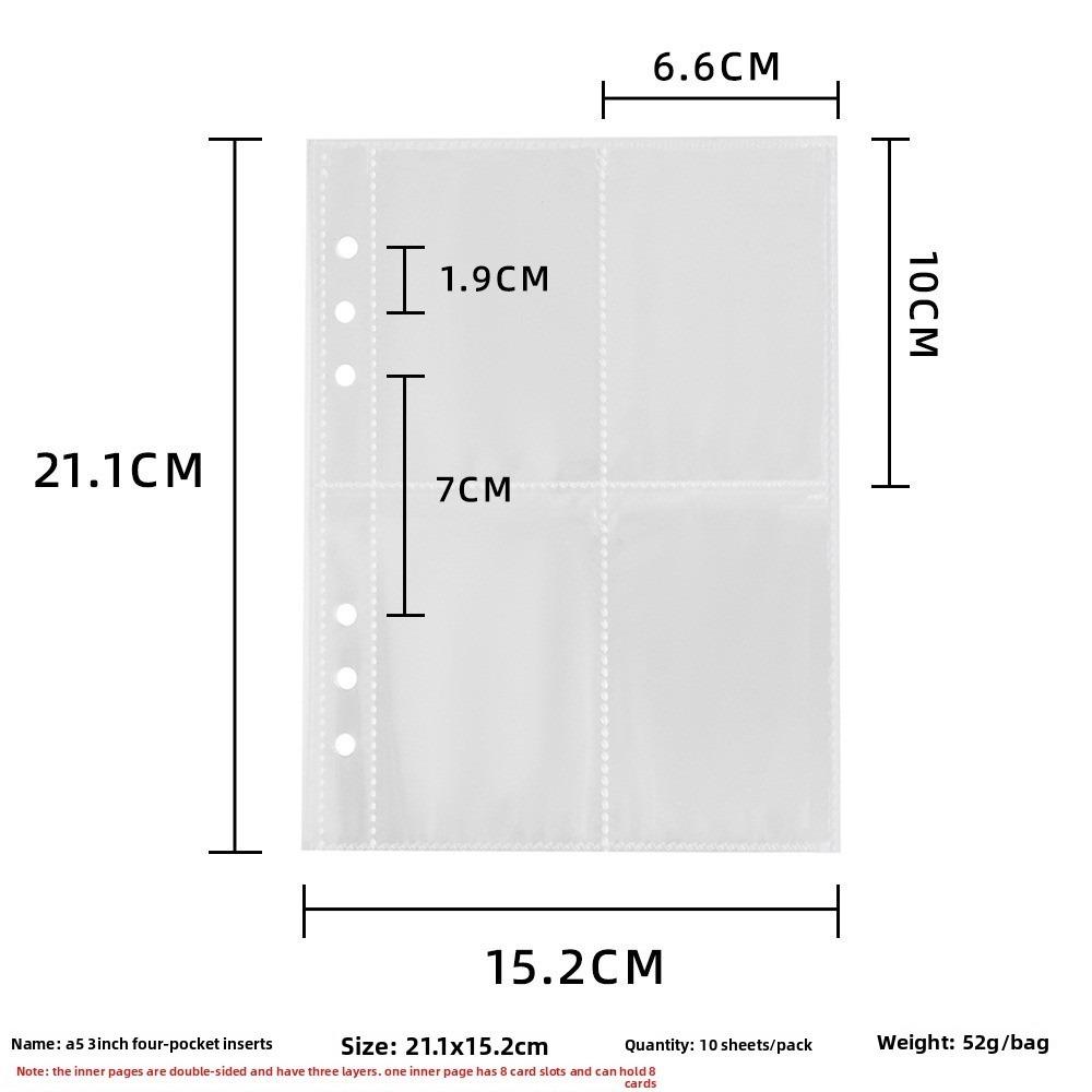 A5 Photocard Holder Binder School Notebook Stationery Cute Idol Photo Album