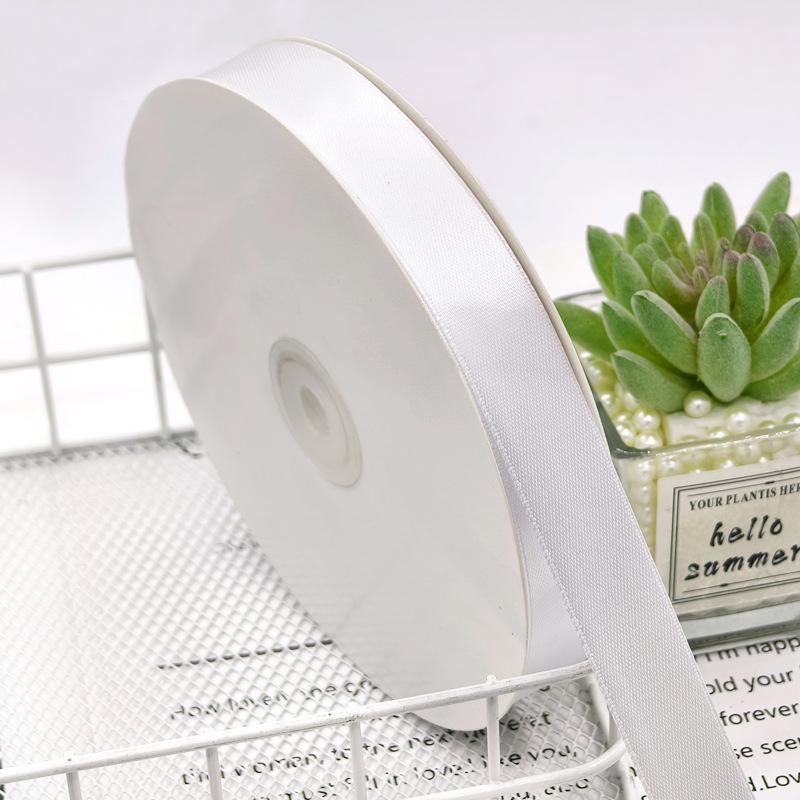 "95-Yard Solid Color Ribbon for Gift Wrapping, Cake Decor, Clothing Accessories, and Flower/Fruit Packaging - 2 Cm Width"