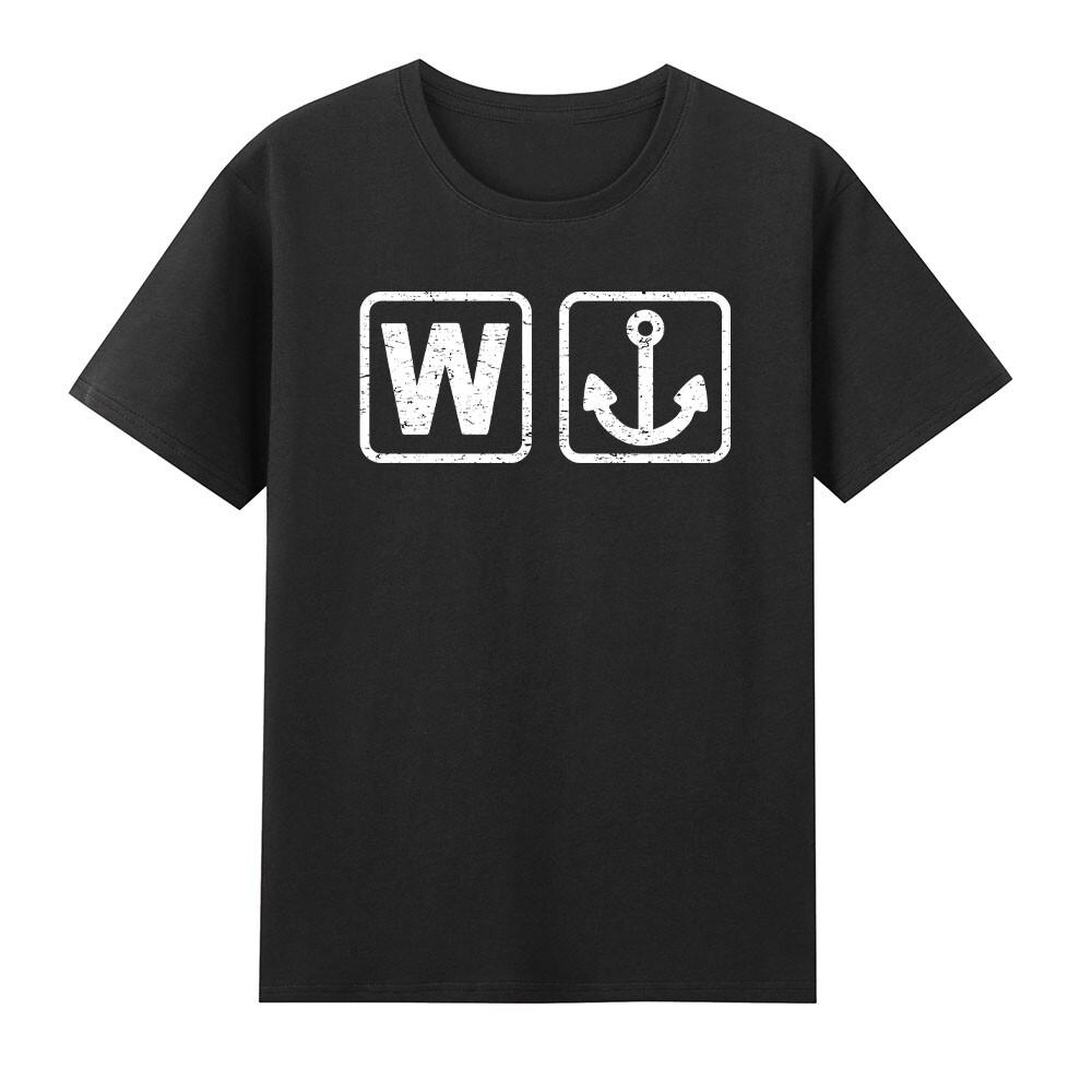 W Anchor Wanker Anchor Tshirt S