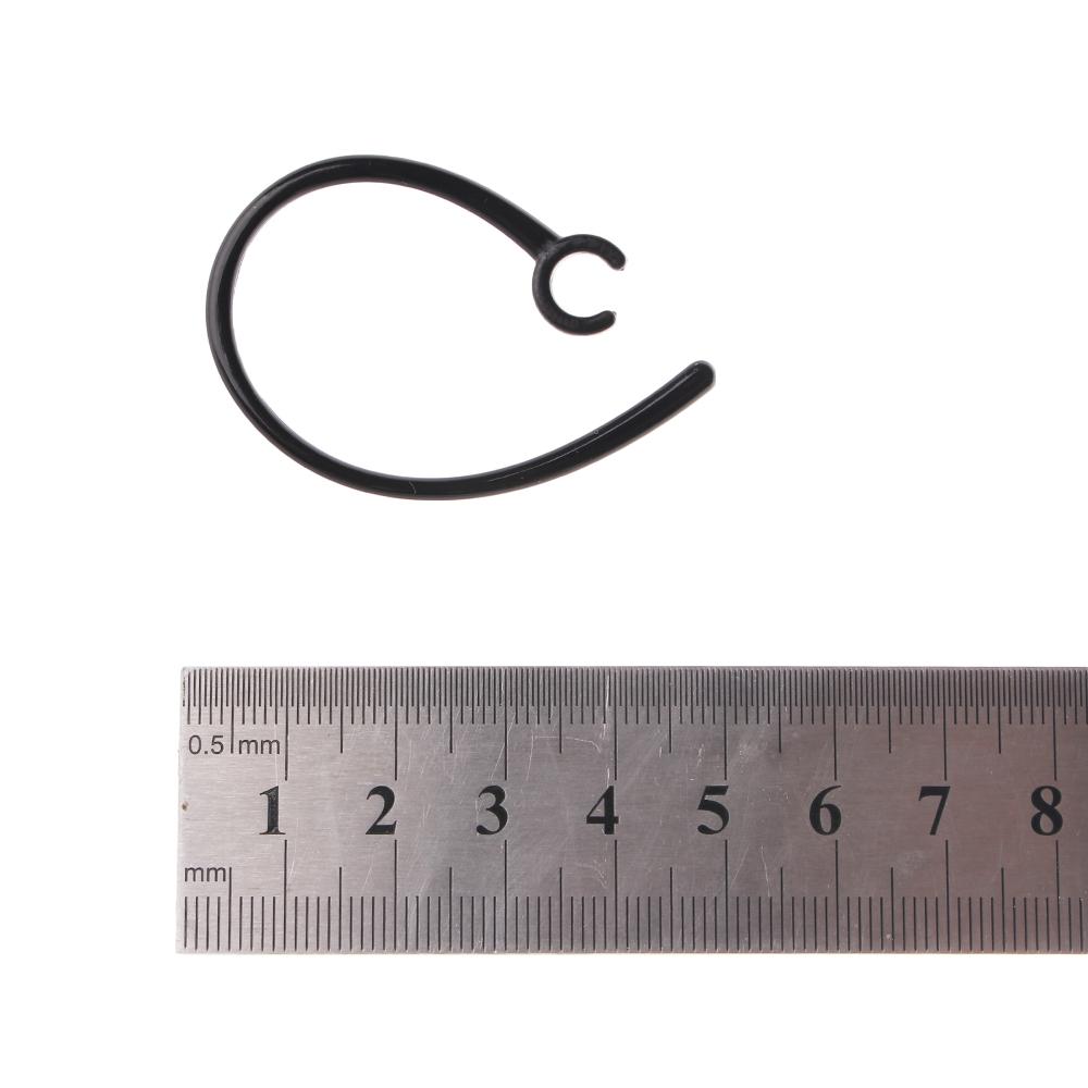 Black Plastic Earphone 6.0mm Headset Bluetooth Earhook Ear Loop