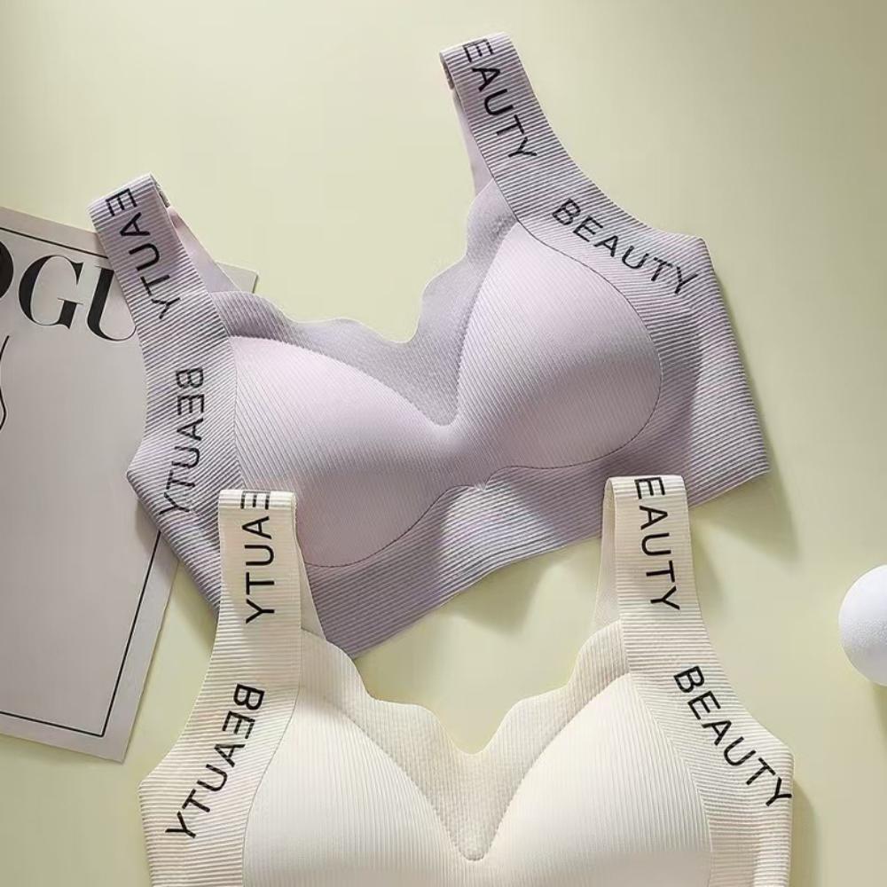 Sømløse push-up-bh-er for kvinner, brede stropper, store bryster, store undertøy, undertøy XXXL