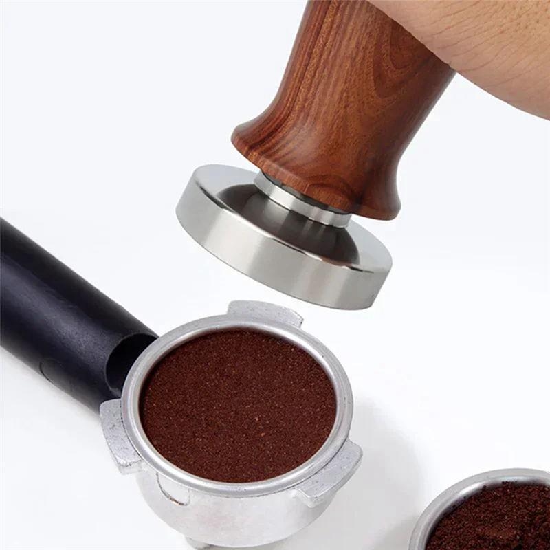 Fresh Coffee Tamper 51Mm Set Espresso Tamper 51Mm Coffee Tamper 51 With Spring Loaded Stainless Steel Tampers 51Mm