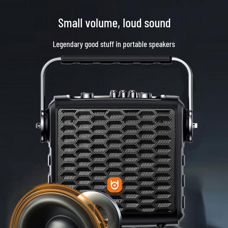 Beide Portable Wireless Bluetooth Speaker for KTV & Outdoor Use CN Plug (adapter Included)