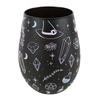 Something Different Crystal Witch Print Stemless Wine Glass