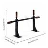Wall Mounted Pull up Bar Non-Slip Grips Fitness Equipment Ergonomic Design