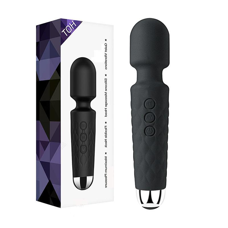 Av Vibrator Strong Magic Wand Waterproof Massager Clitoris Stimulator Sex Toys G Spot Usb Rechargeable Adult Female Sex Product