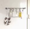 3 Sizes Optional No-Drill Round Bathroom Hooks, Shampoo Replacement Bottle Storage Holder Rings, Hanging Hooks, Organizer