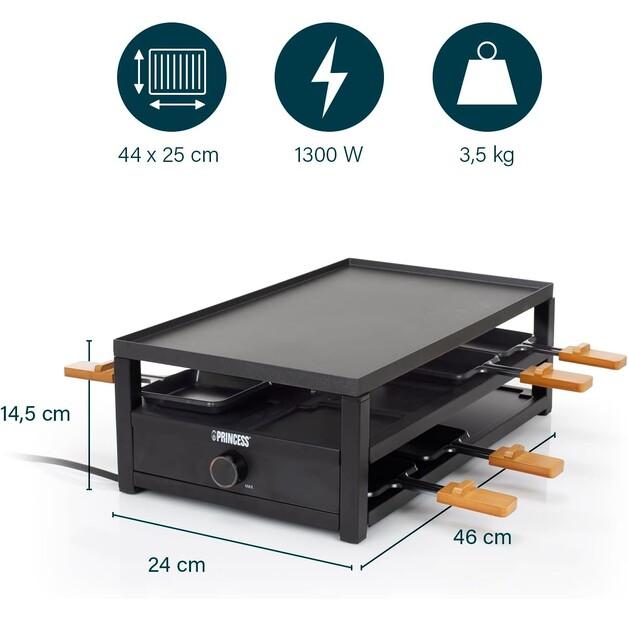 Раклетница Princess 162655 Black Steel (01.162655.01.001)