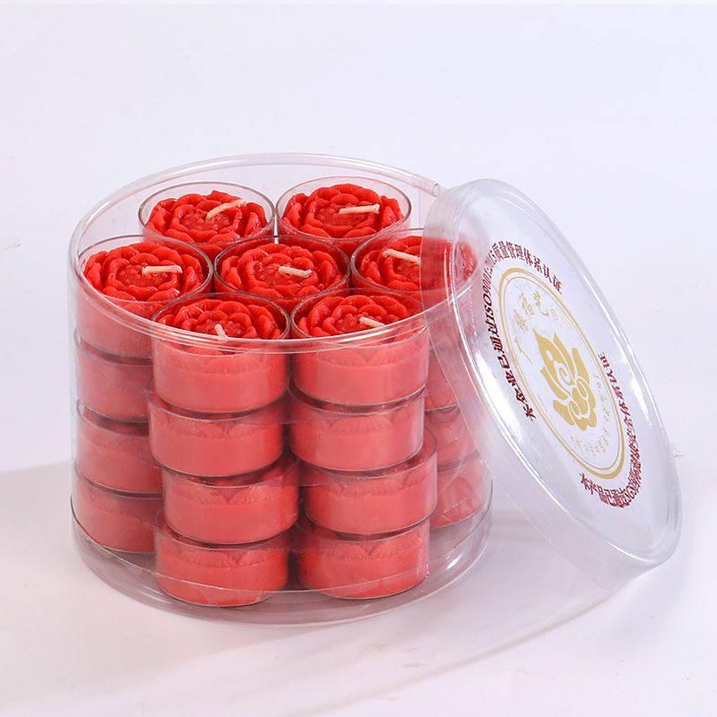 LIEI 4-Hour Lotus Butter Lamps, 100 Count