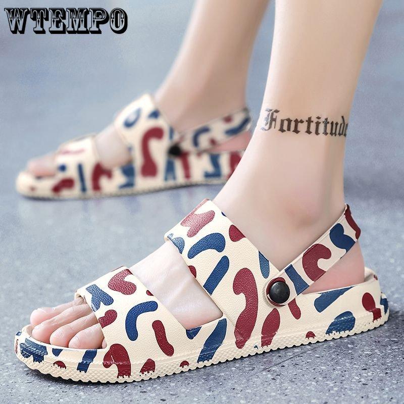 Ciabatte in EVA Estive da Uomo Camouflage Sandali da Spiaggia Fondo Morbido Fondo Spesso Antiscivolo Pantofole Sandali per Piedi Non Odoranti Indoor Outdoor