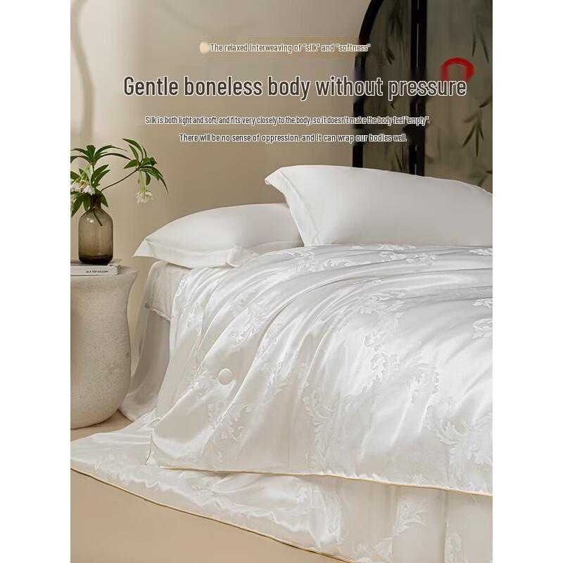 100% Tussah Silk All-Season Quilt