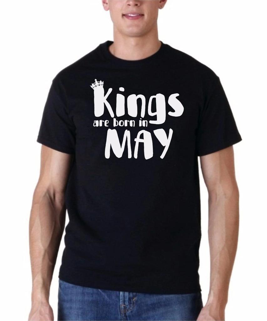 #2 Kings Are Born In May Shirt Birthday Gift For Men T-Shirt Dad Fathers Day Tee