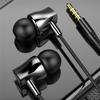 Auriculares Estéreo con Graves In-Ear Control por Cable Subwoofer Auriculares de Música Auriculares Deportivos con Micrófono X10