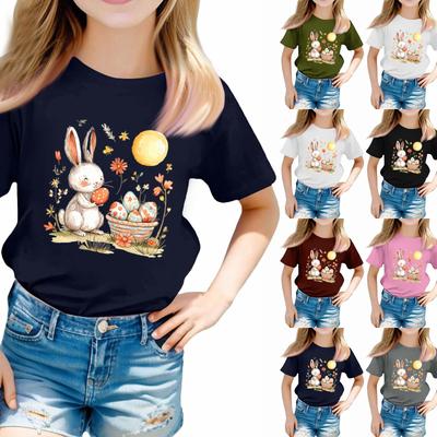 Kleinkind Mädchen Jungen T-Shirts Kinder Top Jungen und Mädchen Bedrucktes Kurzarm T-Shirt