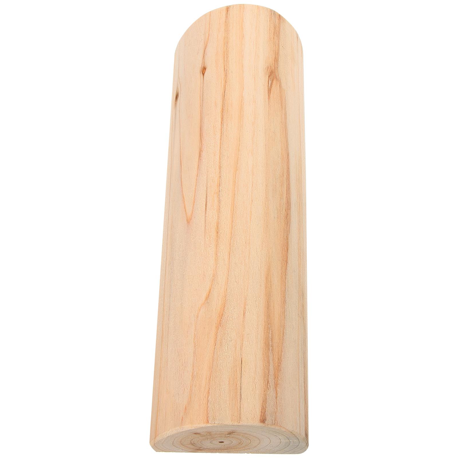 

Wooden Cervical Pillow Real Wood Pillow Japanese Pillow Massage Pillow Steam Room Pillow Back Bolster Head Support Pillow Neck 30.00X10.00X7.00CM