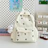 School bag new high value fresh sweet candy color backpack junior high school students lightweight travel backpack