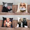 E-Eminem Rapper Pillow Case For Home Bedroom Car Office Decoration Living Room Sofa Cushion Cover Suitable