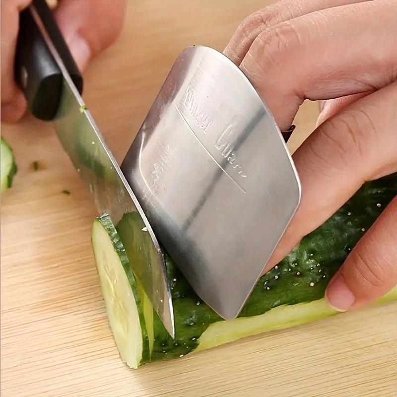 

Stainless Steel Finger Guard for Cutting, Kitchen Safety Must-Have,Anti-Cut Protection for Slicing Veggies, Easy to Clean & Wear United States