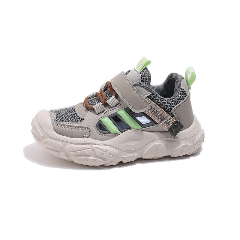 

Children s sports shoes 2025 summer girls breathable mesh side hollow mesh shoes medium and large children s soft-soled men s casual shoes 31