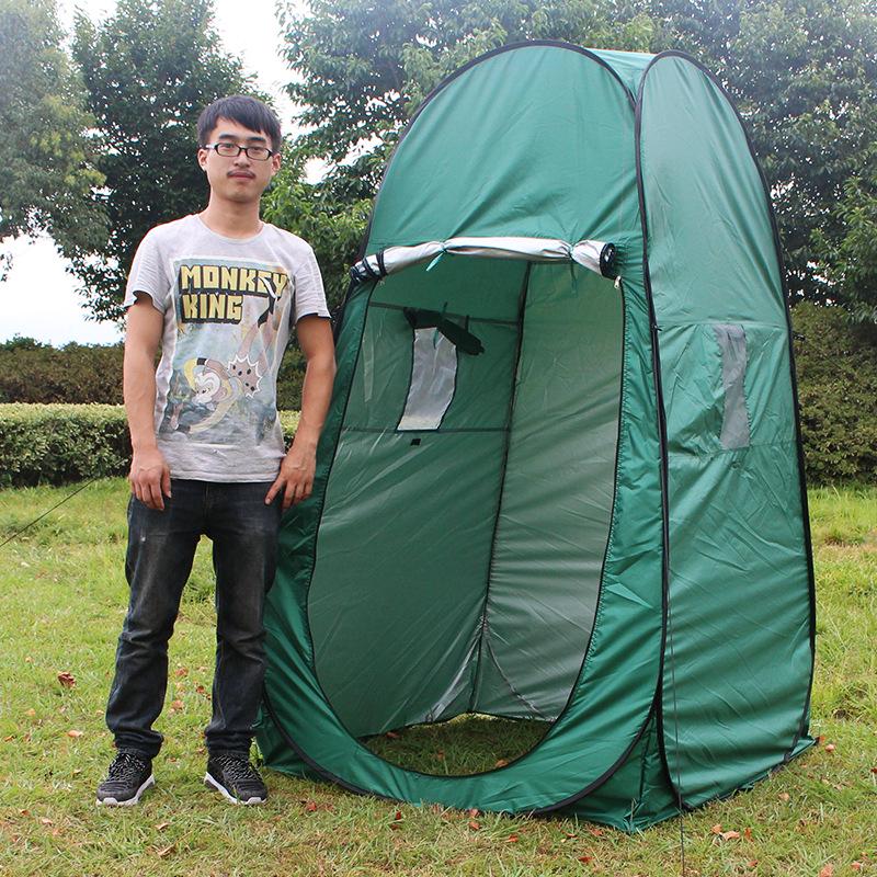 Concave-Convex Camping Tent: Outdoor Toilet, Changing, Shower Tent - AT6516. Perfect for Summer Camping.