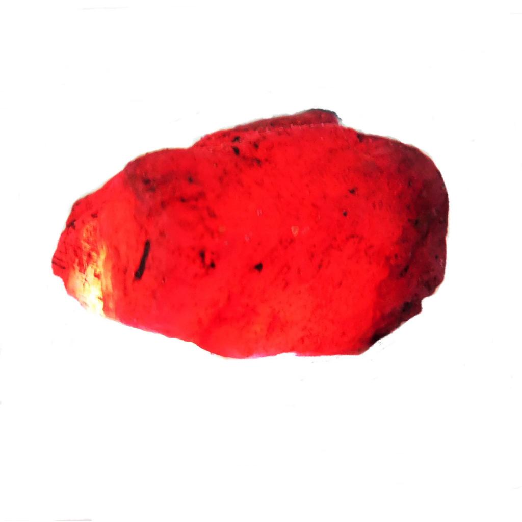 Red Ruby Huge Rough CERTIFIED 290 Ct Natural Earth Mined Loose Gemstone AZ-239