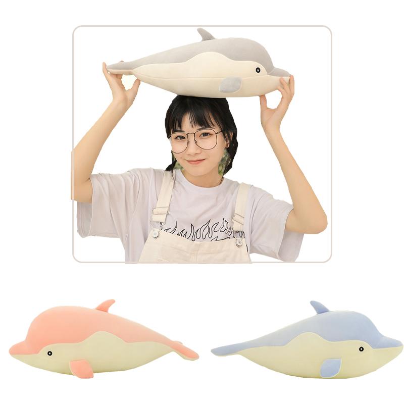 Doll Cute Dolphin Plush Toy Soft Animal Ocean Sea Stuffed Pillow Children Toys