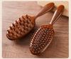 Multifunctional Green Sandalwood Cushion Brush: Double-Sided Massage Head, Airbag Design, Engraved Meridians Comb