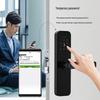 Smart Bluetooth Fingerprint Door Lock with App and Card Swipe Control