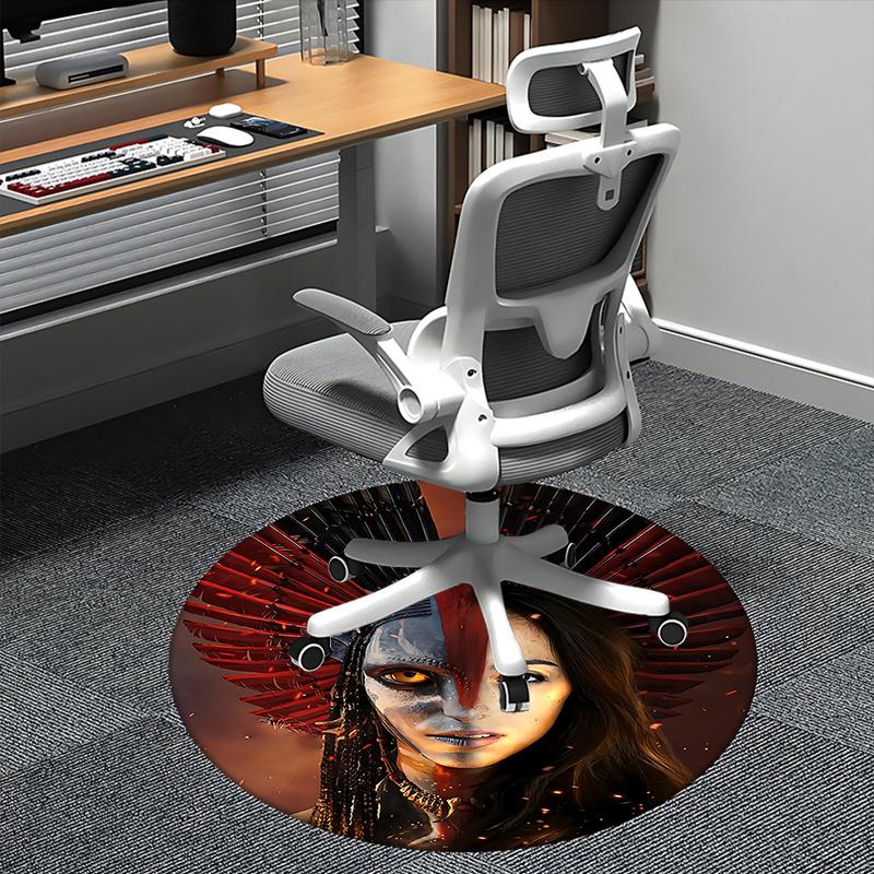 

Avatar-Inspired Chair Mat - Round Carpet for Home Decor, Office Use, and Gifts0214b 80cm