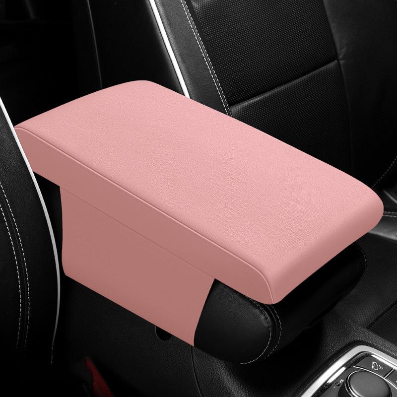 Car Armrest Box Pad Four Seasons Universal Breathable Car Central Armrest Box Cover Memory Cotton Arm Elbow  Heightening Pad